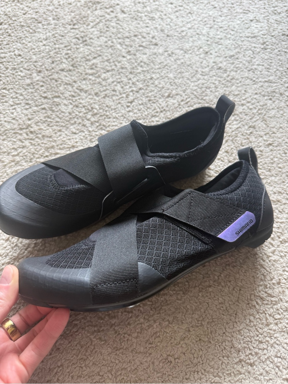 Shimano Black Indoor Cycling Shoes - Size 39 - Picture 5 of 10